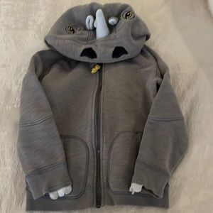 Rhino zip-up hoodie